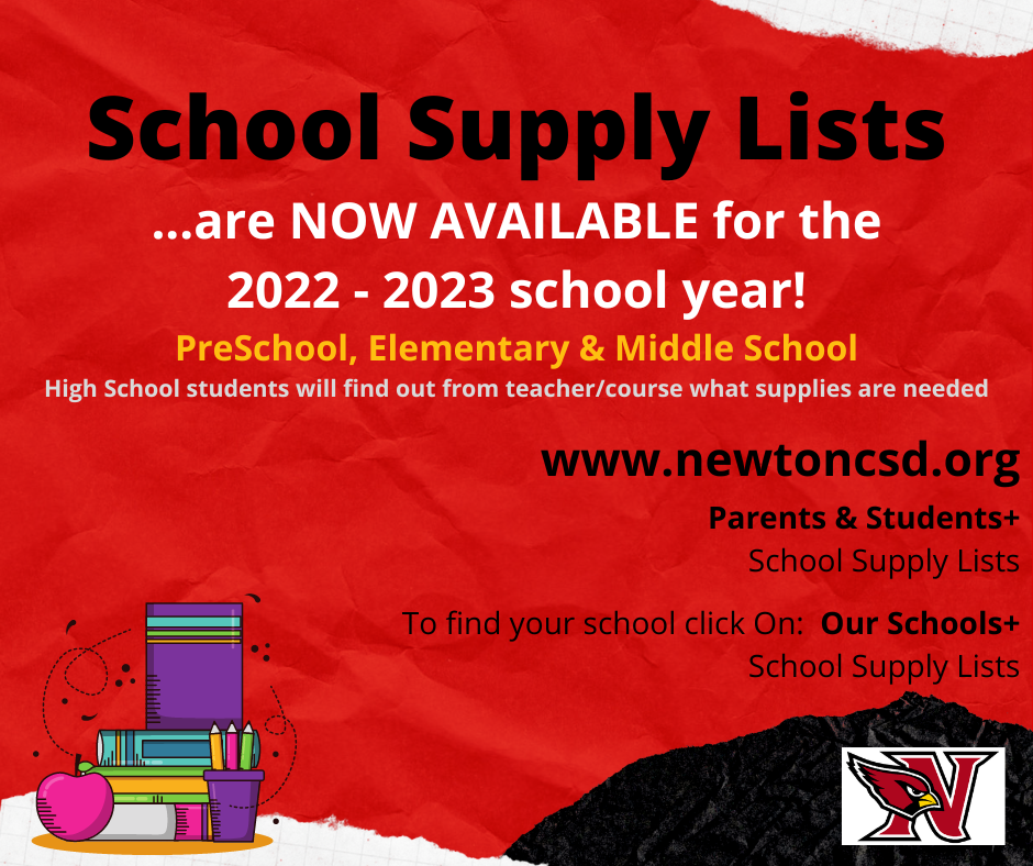 JHE Supply and Teacher Info for 2022-2023 School Year